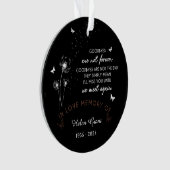 カスタム写真「グッドビーは永遠ではない」記念 オーナメント (正面)