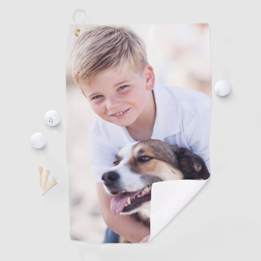 カスタム写真 ゴルフタオル (インサイチュ)