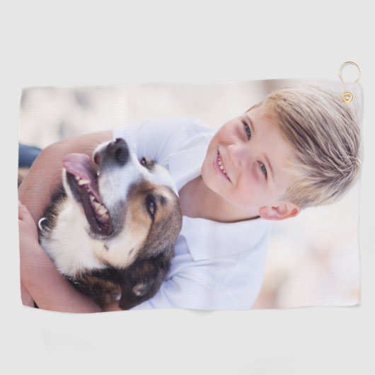 カスタム写真 ゴルフタオル (横)