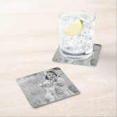 カスタム写真 スクエアペーパーコースター (インサイチュ)