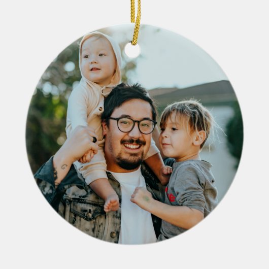 カスタム写真 セラミックオーナメント (正面)
