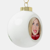 カスタム写真 セラミックボールオーナメント (左)