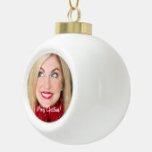カスタム写真 セラミックボールオーナメント (右)