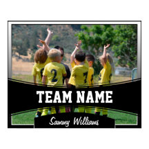 カスタム写真、チーム名、およびプレイヤー名Sports Pos