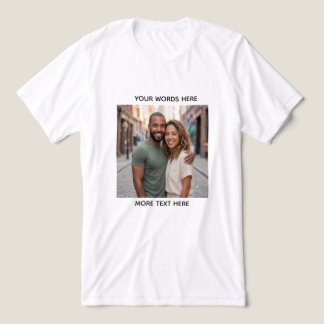 カスタム写真＆テキスト オーダーメイドTシャツ | アップロード  トライブレンドＴシャツ