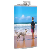 カスタム写真 – デザイン-最高の犬 フラスク (右)