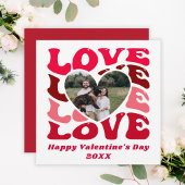 カスタム写真 バレンタインデー シーズンカード