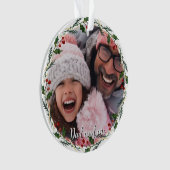 カスタム写真 | パパと自分の贈り物 | メモリクリスマス オーナメント (正面)