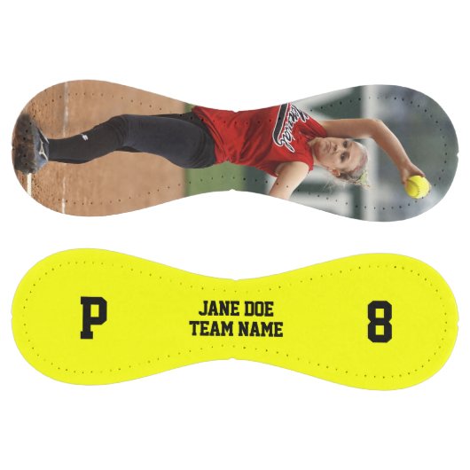 カスタム写真、プレイヤー名チームの位置と番号 ソフトボール (パネル)