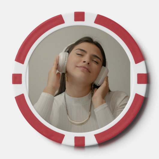 カスタム写真 ポーカーチップ (正面)