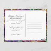 カスタム写真💚💜💛 マルディグラの思い出 ポストカード (裏面)