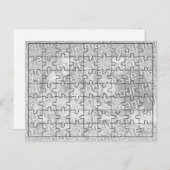 カスタム写真「モック」パズルポストカード63枚 ポストカード (正面/裏面)