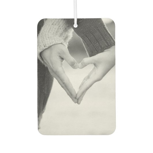 カスタム写真 – ユニーク自分のデザイン パーソナライズされた カーエアーフレッシュナー (正面)