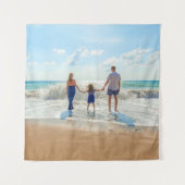 カスタム写真 – ユニーク自分のデザイン パーソナライズされた タペストリー (正面(横))