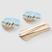 カスタム写真 – ユニーク自分のデザイン パーソナライズされた ハンドファン (組立なし)