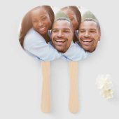 カスタム写真 – ユニーク自分のデザイン パーソナライズされた ハンドファン (正面&裏面)