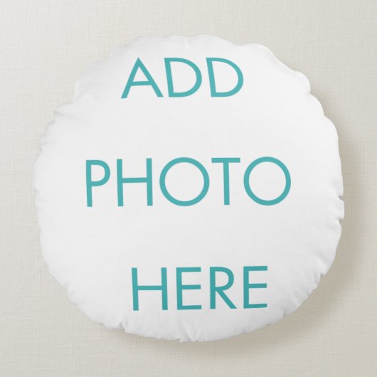 カスタム写真 ラウンドクッション (正面)
