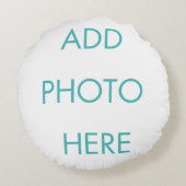 カスタム写真 ラウンドクッション (裏面)