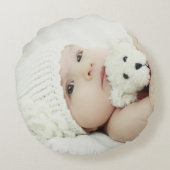 カスタム写真 ラウンドクッション (裏面)