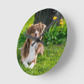 カスタム写真 ラウンド壁時計 (傾斜)