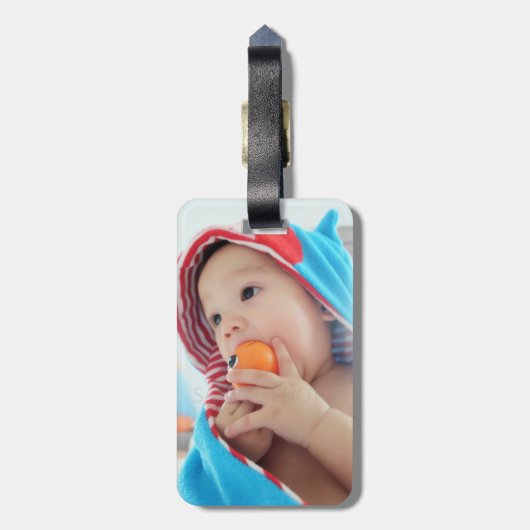 カスタム写真 ラゲッジタグ (裏面縦)