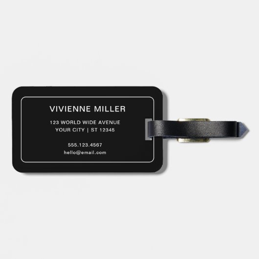 カスタム写真 ラゲッジタグ (裏面横)