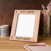 カスタム写真 レーザー彫刻フレーム (左)