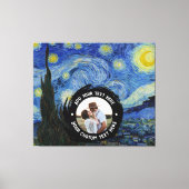 カスタム写真/ロゴ文字 | 完全に編集可能なバンゴッホ キャンバスプリント (正面)