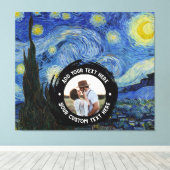 カスタム写真/ロゴ文字 | 完全に編集可能なバンゴッホ キャンバスプリント (インサイチュ (ウッドフロア))