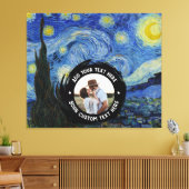 カスタム写真/ロゴ文字 | 完全に編集可能なバンゴッホ キャンバスプリント (インサイチュ (リビング))