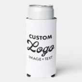 カスタム写真、ロゴ、文字Seltzerクーラーボックス スリム缶クーラー (Seltzer正面)