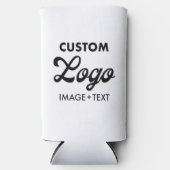 カスタム写真、ロゴ、文字Seltzerクーラーボックス スリム缶クーラー (正面)