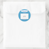 カスタム写真！世界一のコックパポ ラウンドシール (バッグ)