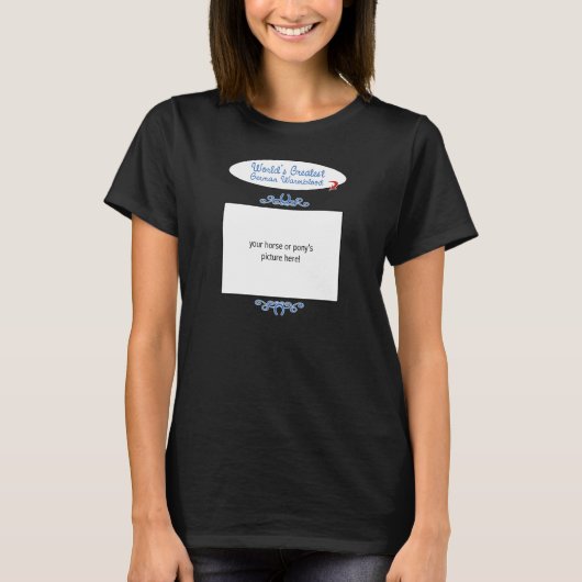 カスタム写真！世界最大級のドイツのワルムクロード Tシャツ (正面)
