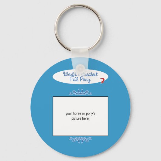 カスタム写真！世界最大級のポニー キーホルダー (正面)