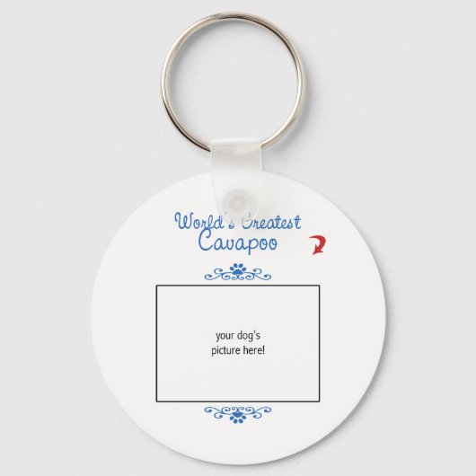 カスタム写真!世界最大級の大聖堂 キーホルダー (正面)