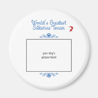カスタム写真！世界最高のシルクシャー・テリア マグネット