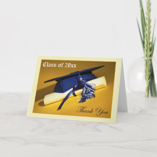 カスタム写真（内）卒業 – 感謝していユーカード03 サンキューカード (正面)