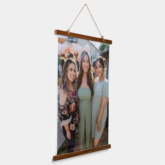 カスタム写真 吊り下げ型タペストリー (傾斜あり)