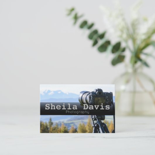 カスタム写真 名刺 (スタンド正面)