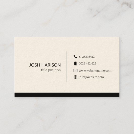 カスタム写真 名刺 (裏面)