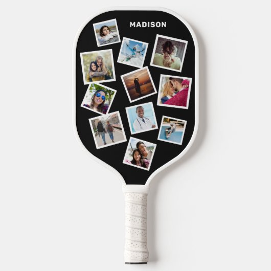 カスタム写真、名前、色 ピックルボールラケット (正面)
