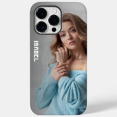 カスタム写真&名前iPhone 14 Pro Max電話ケース Case-Mate iPhoneケース (裏面)