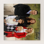 カスタム写真 |家族はジグソーパズル ジグソーパズル (横)