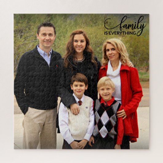 カスタム写真 |家族はジグソーパズル ジグソーパズル (縦)