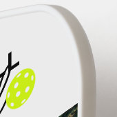 カスタム写真&文字ピックボール伝説パーソナライズされた ピックルボールラケット (左詳細)