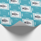 カスタム写真、文字、カラーラッピング紙 ラッピングペーパー (角)