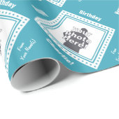 カスタム写真、文字、カラーラッピング紙 ラッピングペーパー (ロールコーナー)