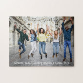 カスタム写真&文字 ジグソーパズル (横)