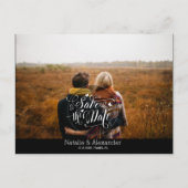 カスタム写真 |日付の保存 案内ポストカード (正面)